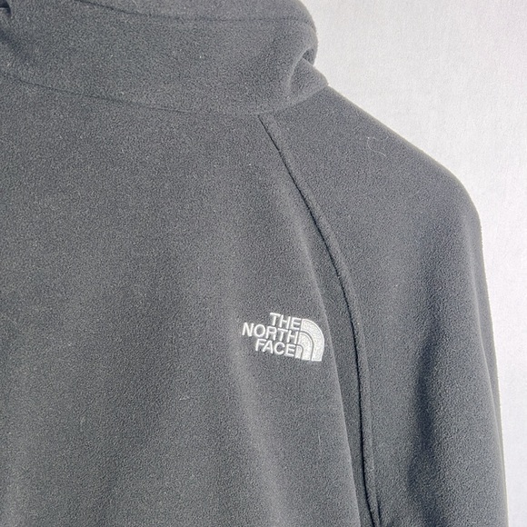 North Face Men's Black Fleece Zippered Jacket size XL - Picture 9 of 11